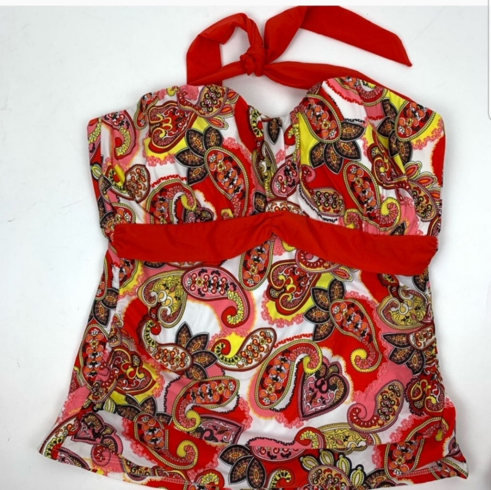Alex Marie Tankini Swim Top 12 NWT